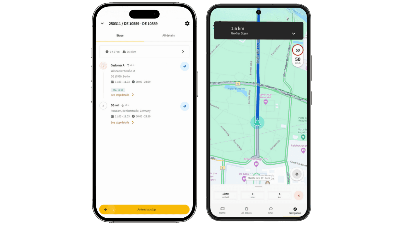 mobile app for truck dispatchers
