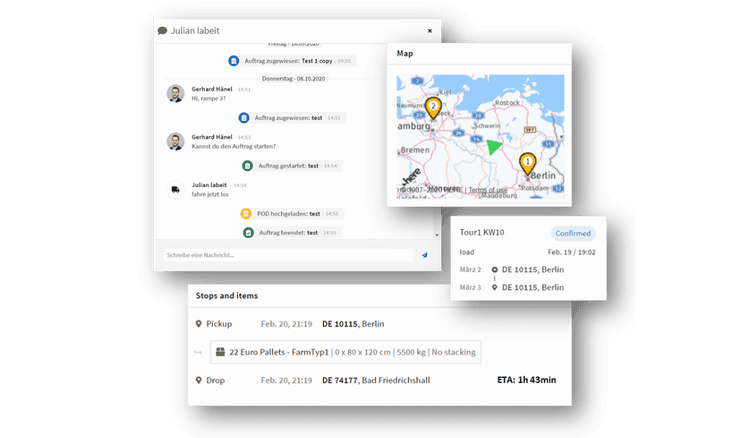 Optimize shipment execution online with logstics program