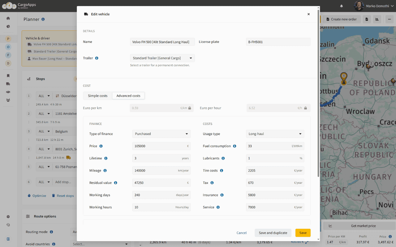 vehicle-cost-profile-impargo-tms