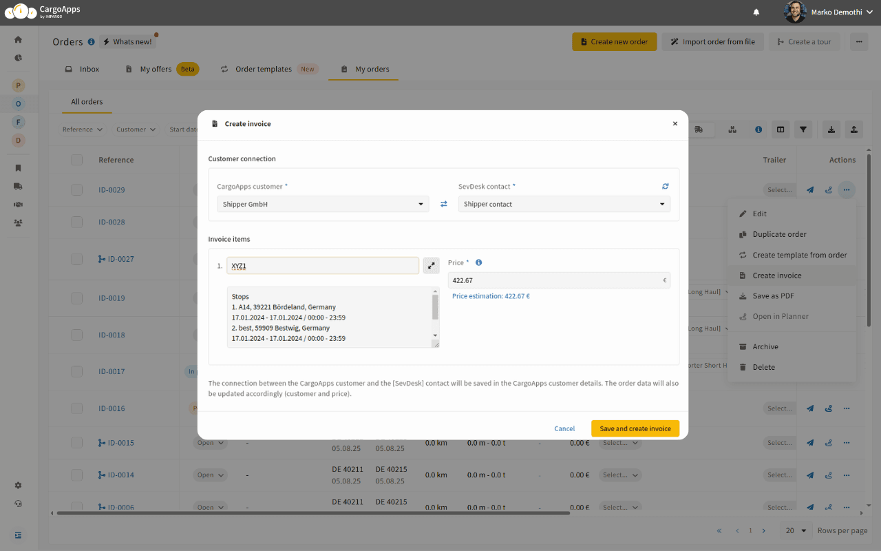 automatic-create-invoice-impargo-tms