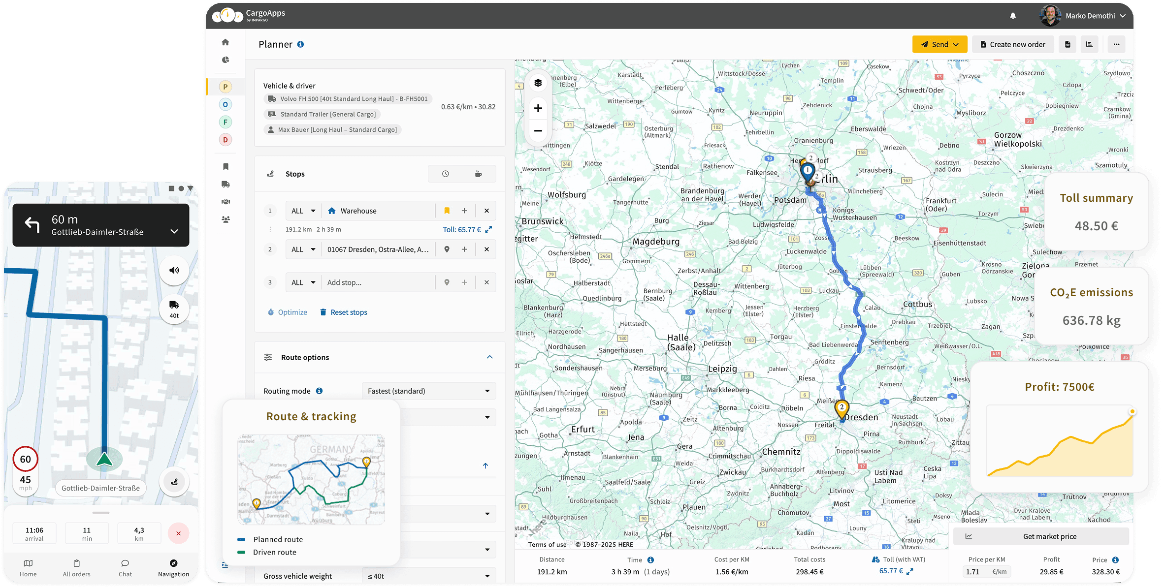 IMPARGO Transport Mangement Platform | TMS software suite