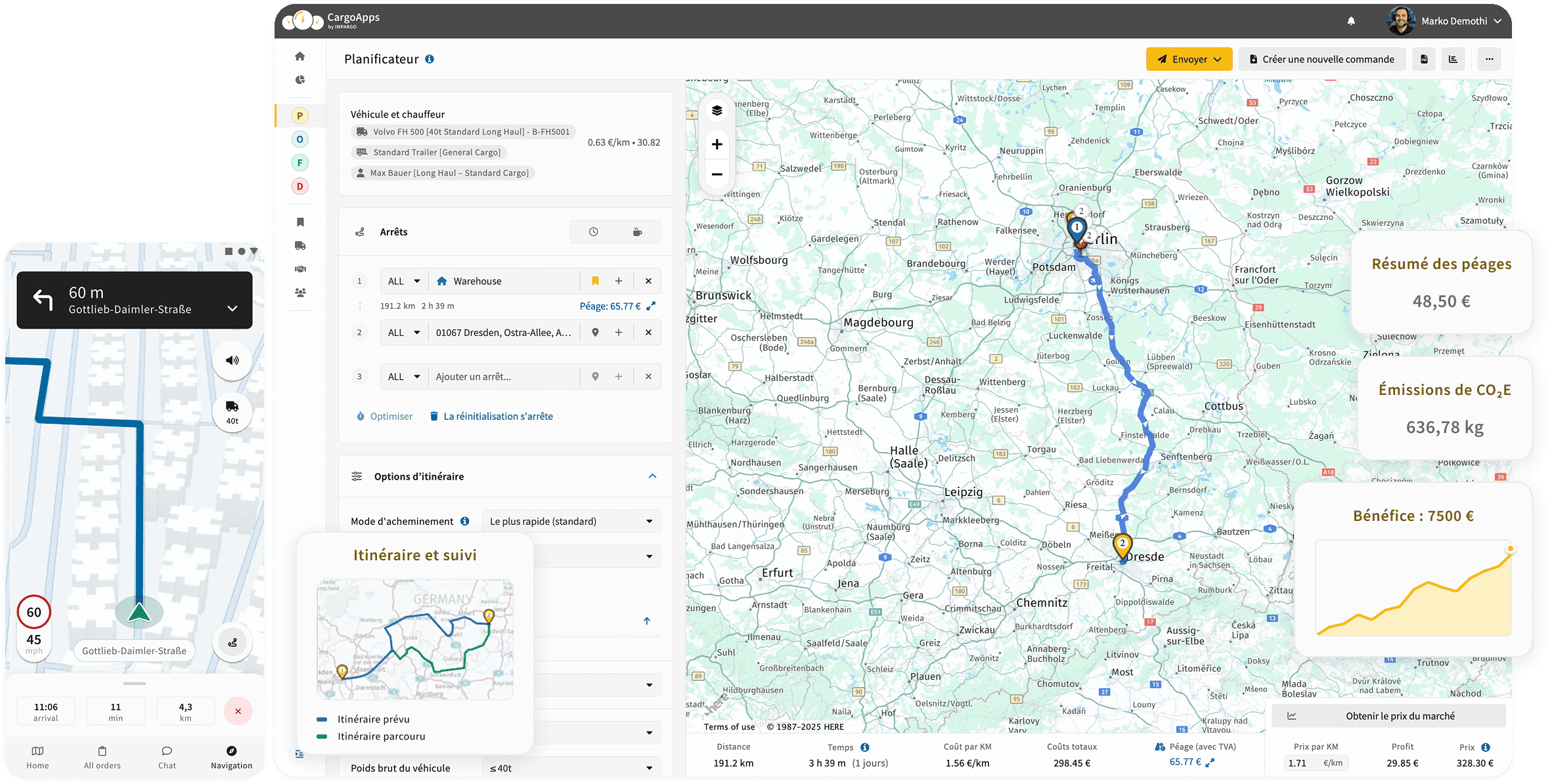 Plateforme de gestion des transports IMPARGO | Suite logicielle TMS